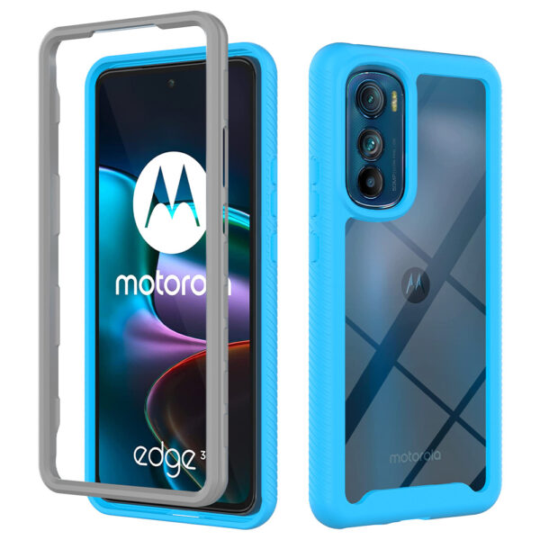 Motorola Moto Edge Serie Handyhülle Motorola Edge 30 Transparent Einfach #2420 – Bild 3