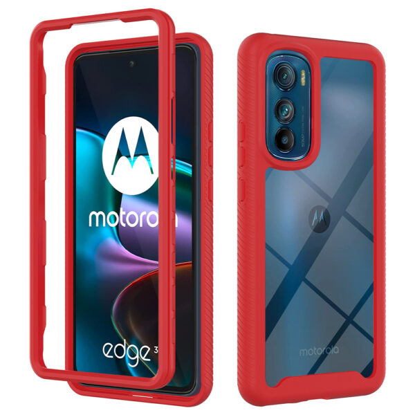 Motorola Moto Edge Serie Handyhülle Motorola Edge 30 Transparent Einfach #2420 – Bild 4