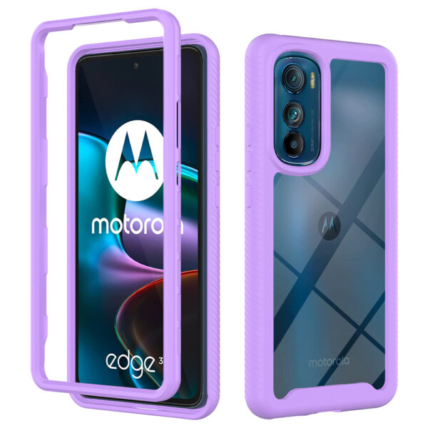 Motorola Moto Edge Serie Handyhülle Motorola Edge 30 Transparent Einfach #2420 – Bild 5