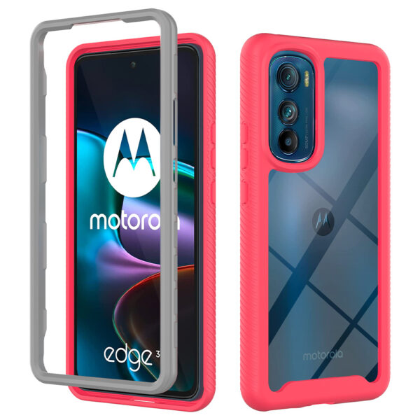 Motorola Moto Edge Serie Handyhülle Motorola Edge 30 Transparent Einfach #2420 – Bild 9