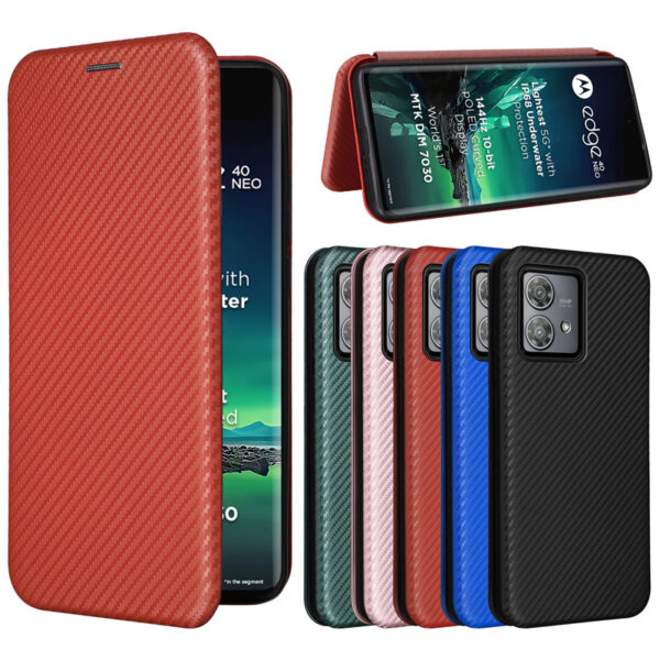 Motorola Moto Edge Serie Handyhülle Motorola Edge 40 Neo Geschäft Einfarbig #2430 – Bild 2