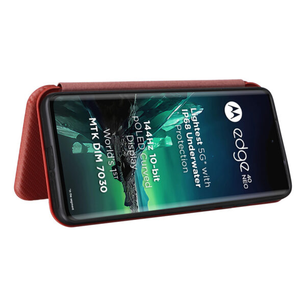 Motorola Moto Edge Serie Handyhülle Motorola Edge 40 Neo Geschäft Einfarbig #2430 – Bild 4