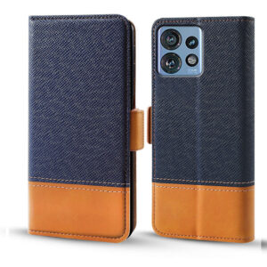 Motorola Moto Edge Serie Geschäft PU Mehrfarbig Handyhülle Motorola Edge 40 Pro #2432