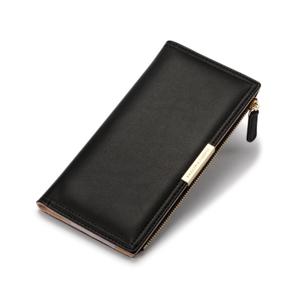 Geldbörsen Und Taschen Mode Einfarbig PU Geldbörse Universal #3229 – Bild 5
